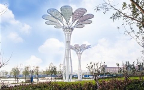 津南区又添一座新花园 葛沽曲苑花溪公园开园