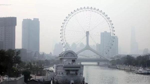 明起，天津雾霾＋降温＋降雨排队来！