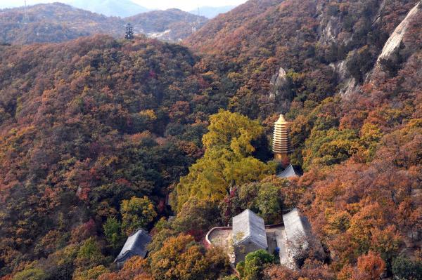 天津：盘山秋景如画