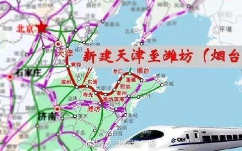 天津至潍坊高铁线路设站来啦
