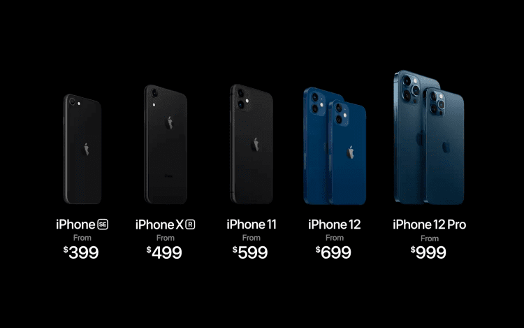 iPhone12国行售价公布：5499元起售价