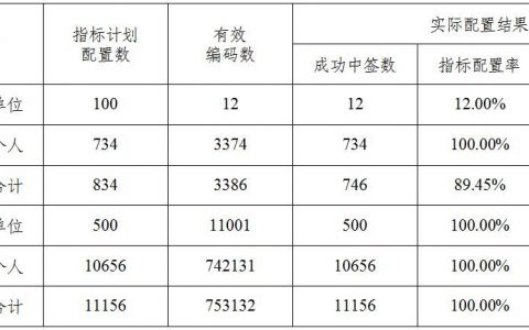 2020天津车牌摇号中签率是多少？中签率各是多少？