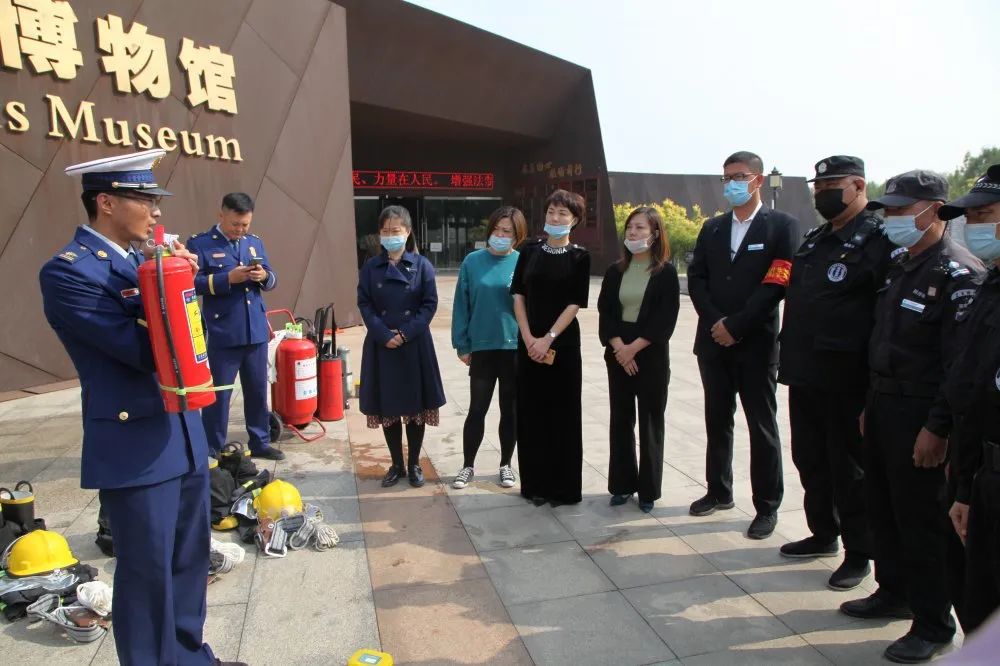 大沽口炮台遗址博物馆开展消防演练活动 建设平安红色景区
