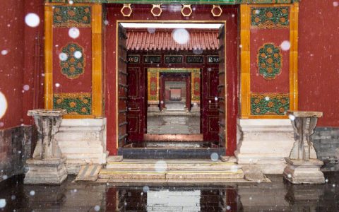 故宫雪景图上新了! 美爆网络！