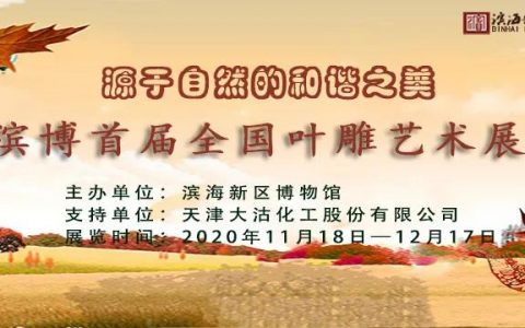 太美了！滨海新区博物馆首届全国叶雕艺术展开展啦！