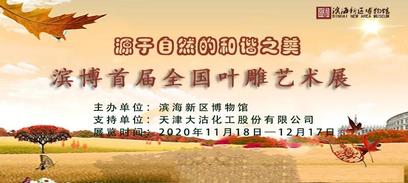 太美了！滨海新区博物馆首届全国叶雕艺术展开展啦！