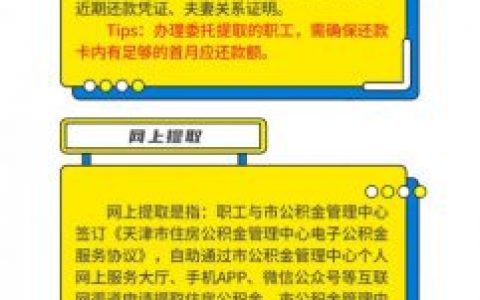 看图！寻找最适合你的公积金提取方式 ​​​​