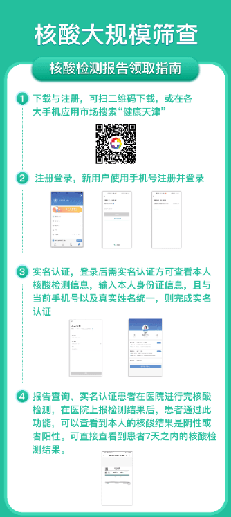 扩散！咋看结果？滨海新区核酸检测攻略来了！