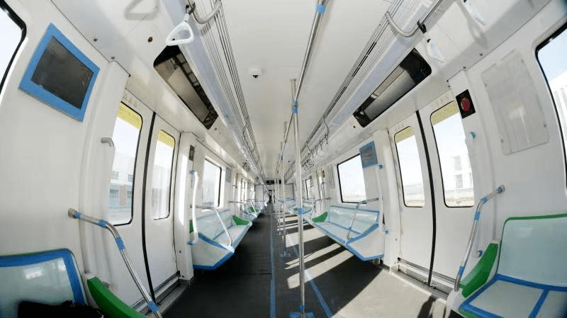 天津地铁4号线新车今天启动调试 长这样…预计试运行时间