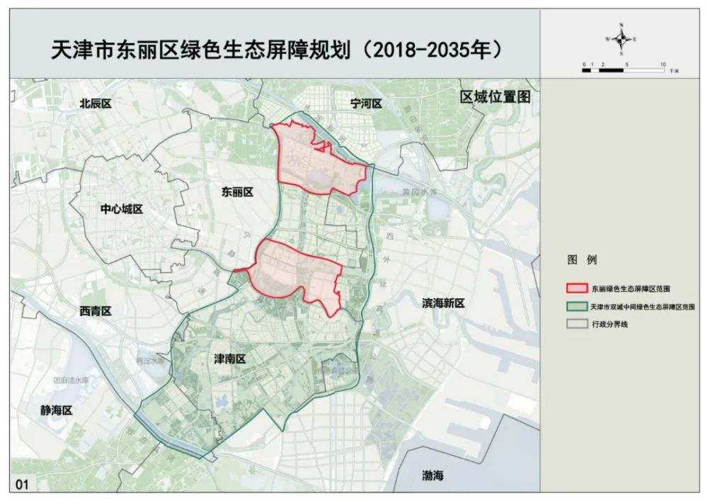 总面积146平方公里！天津这片“绿色”规划公示！