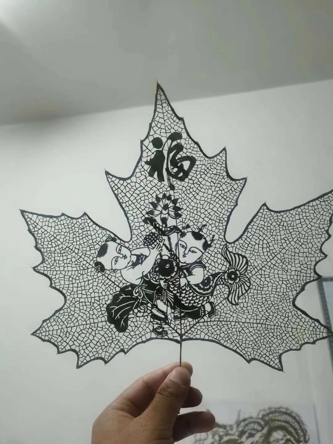 太美了!滨海新区博物馆首届全国叶雕艺术展开展啦!