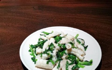 天津名菜 爆炒八带