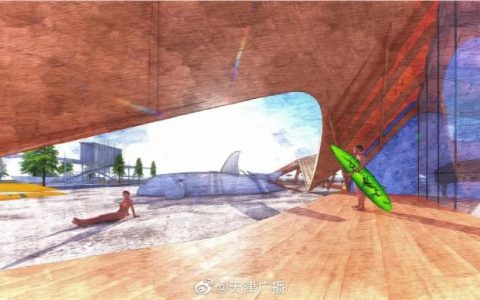 天津东疆东部岸线新建筑封顶，来看看长嘛样