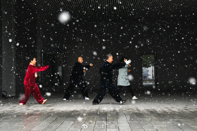 初雪过后，天津气温再跳水