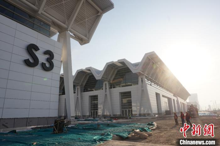 国家会展中心(天津)外檐、屋面完成 将打造“绿色＋智慧”新展馆