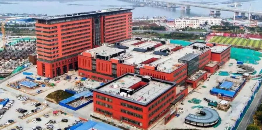 天津滨海新区中医医院主体完工
