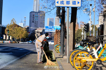 大雪不见雪 落叶满津城