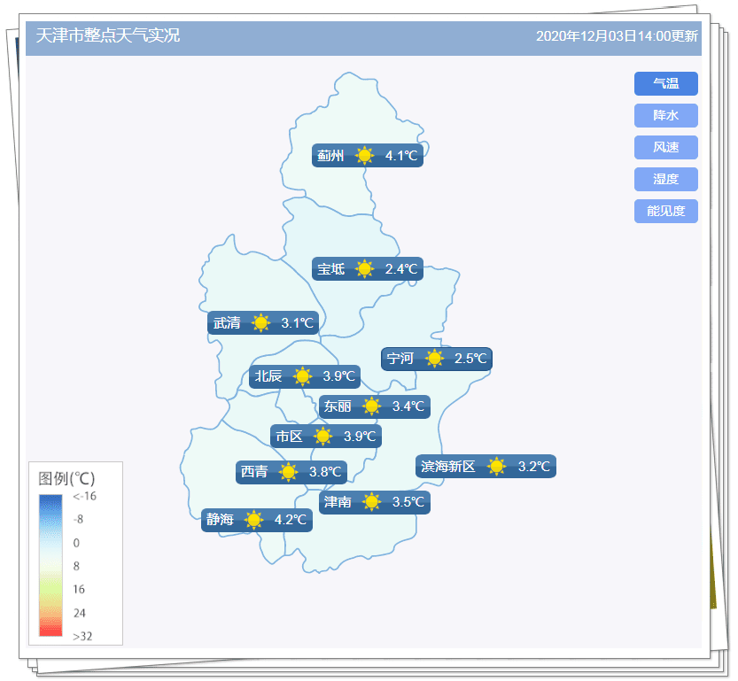津城下周天气晴冷，最低气温可达……