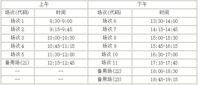 四六级考试时间是什么时候