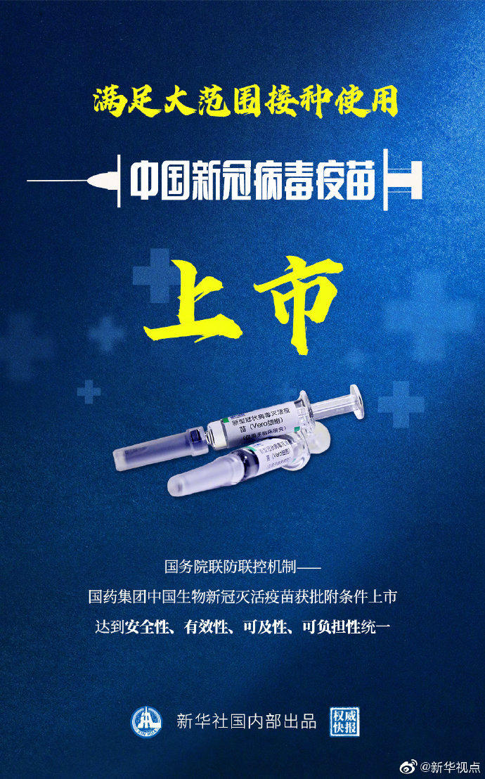 重磅！中国新冠病毒疫苗上市