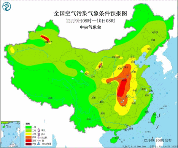 本周六前 京津冀及周边区域将现重度霾