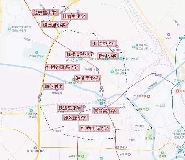 天津市内六区小学、初中大盘点！学校分布、学区划分都在这