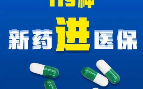 119种药品新纳入医保 含治疗新冠肺炎药品