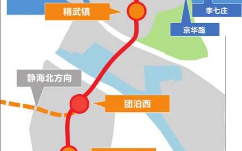 "津静线"首开段明年2月开工 与地铁5号线接驳