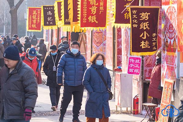 年味儿浓了！天津古文化街吊钱市场开街