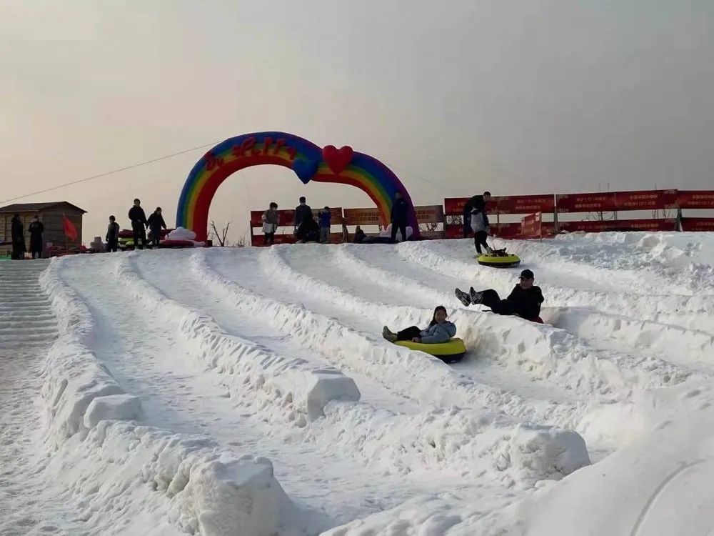 放假喽！“神兽们”来西青坐雪橇 游冰雪世界吧......