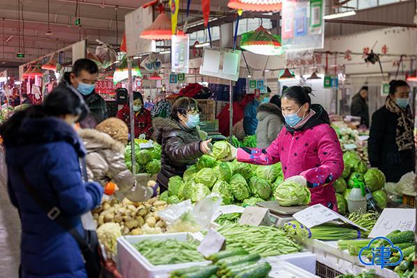 津城这样的菜市场 群众购物放心