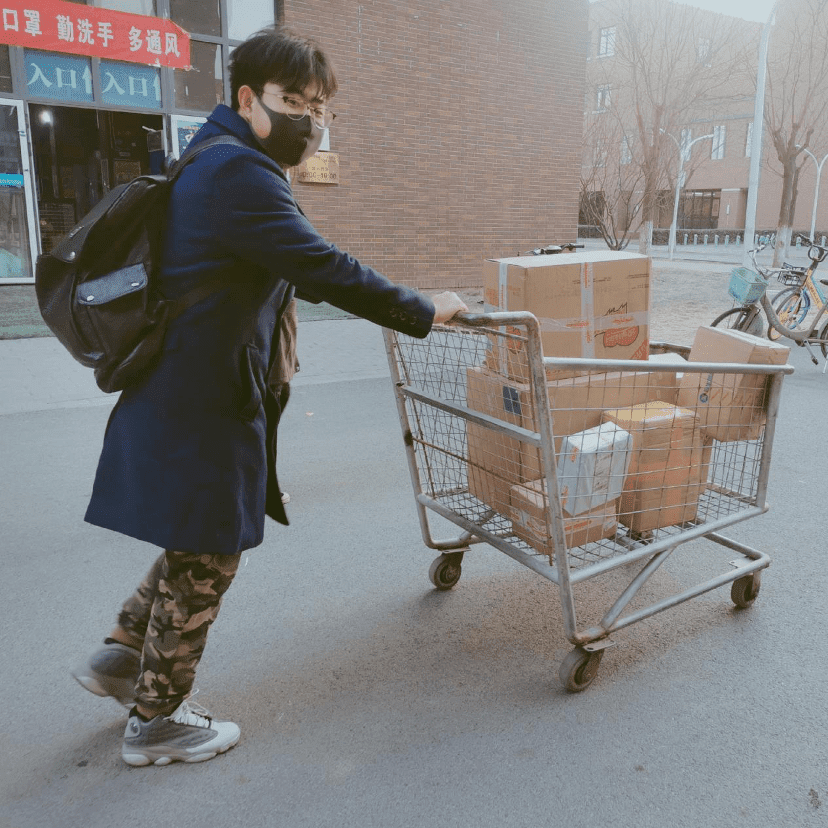 天津大学的自行车、树梢上 “长” 出了一份冬日礼物！你收到了吗？