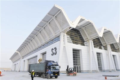 天津：国家会展中心建设不停歇