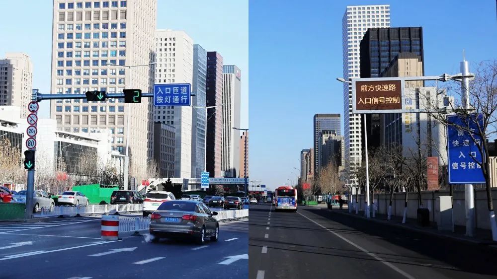 天津：本月起11处匝道入口启用车道指示信号灯