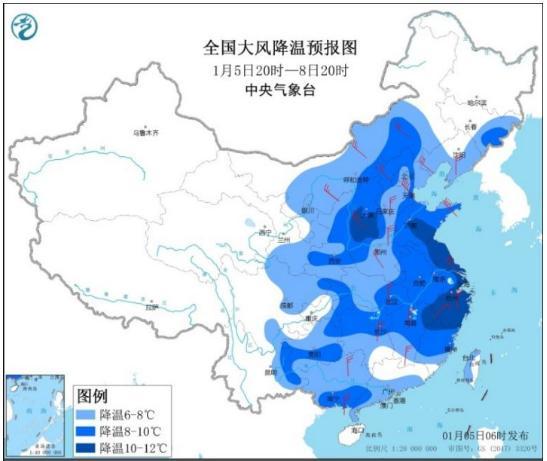 -20℃＋9级大风！天津今年首个寒潮来了！