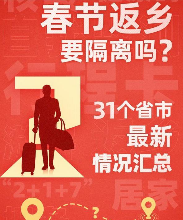 必看！春节回家要不要隔离？这些省市最新规定来了