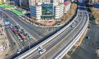 天津：解放南路立交桥整修工程基本完成