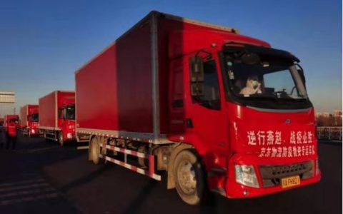 3000顶棉帐篷陆续送抵石家庄等地