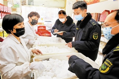 天津：查元宵市场 保食品安全