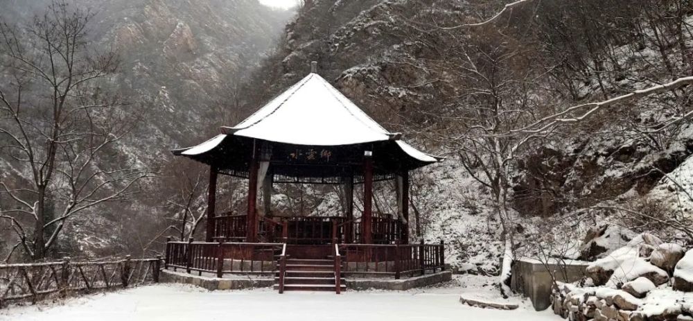 牛年的第一场雪,唤醒了蓟州“梨木台”