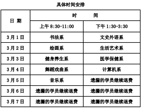 @老年朋友们，天津老年大学退费通知来了,开学时间是……