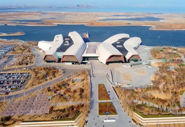 逛公园游海河赏美景 津津乐道过“新春”