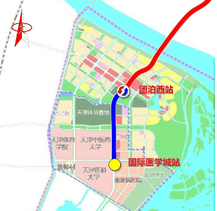 刚刚，天津首条市域铁路开工！站点位置在这里.......