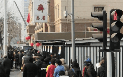 “排”场太大！天津人为它把马路都站满了……