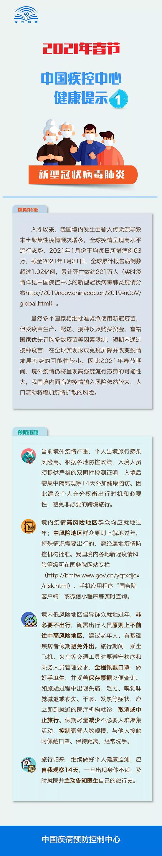 2021年春节需注意哪些疾病的防控？这些你应该知道!