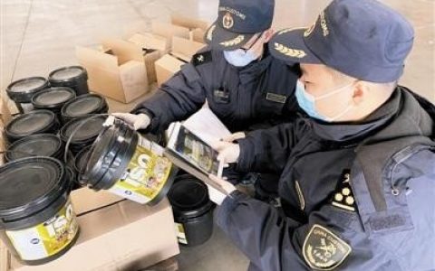 天津海关退运5.8吨不合格运动营养食品