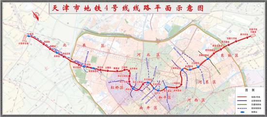 好消息！天津又一条地铁开通时间定了！线路图曝光！