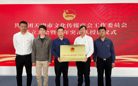 天津市文化传媒商会团工委成立