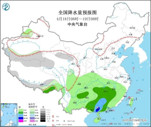 沙尘暴蓝色预警继续发布 北方地区仍有沙尘天气