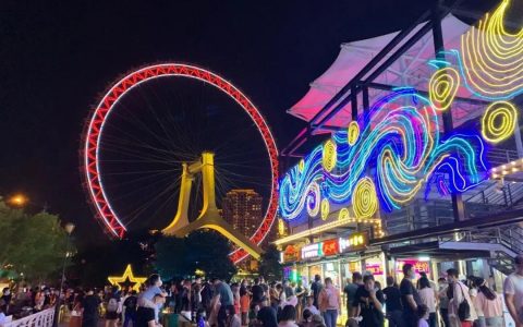 “五一”新增百余摊位 津城摩天轮夜市 升级后亮相